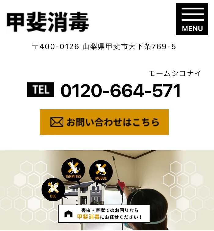甲斐消毒