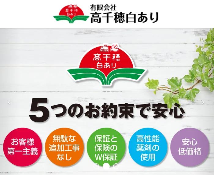 高千穂白あり